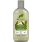 Dr Organic Hemp Oil 2 in 1 Shampoo and Conditioner 265ml bottle featuring a green leaf and white label.