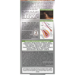 Back of Dr Organic Hemp Oil Hair and Scalp Treatment box with ingredients, directions, and product benefits.