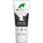 Dr Organic Activated Charcoal Face Wash in a 200ml white tube with black charcoal graphics and logo.