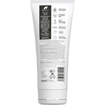 Back of Dr Organic Activated Charcoal Face Wash 200ml tube showing product information and ingredients.