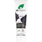 100ml tube of Dr Organic Charcoal Whitening Toothpaste with a grey and silver label on a white background.