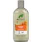 265ml bottle of Dr Organic Manuka Honey Shampoo for normal to dry hair on a white background.