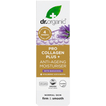 White and purple box of Dr Organic Pro Collagen Plus+ Bakuchiol Anti-Ageing Moisturiser 50ml.