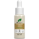 Dr. Organic Pro Collagen Plus+ Booster Serum Soapbark 30ml bottle with a dropper on a white background.
