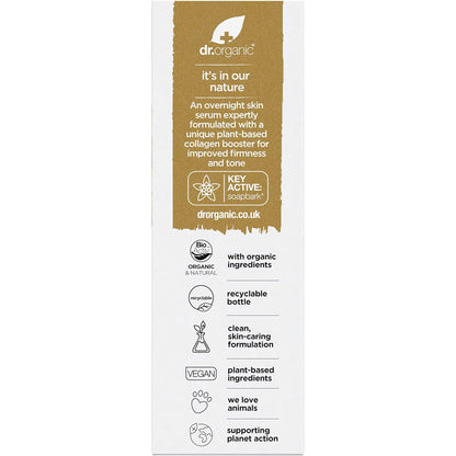 Dr. Organic Pro Collagen Plus+ Booster Serum Soapbark 30ml