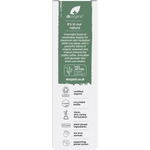 Back of a Dr Organic Ageless Overnight Recovery Oil box showing ingredients, instructions, and organic certification.