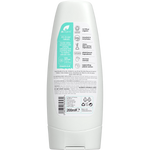 The back of a 200ml Dr Organic Calendula Baby Lotion tube showing directions and ingredients on a white background.