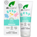 Dr Organic Baby Cream with Calendula 50ml tube and box displayed together on a white background.