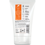 Back of a 125ml Dr Organic Manuka Honey Foot and Heel Cream tube showing directions and ingredients.