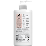 Back of 150ml Dr Organic Skin Calm Probiotic Cream Cleanser tube with ingredients and directions on a white background.