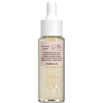 Back of Dr Organic Skin Calm Probiotic Protection Serum 30ml bottle with ingredients and directions.