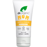 Dr Organic Mum Nipple Balm with Calendula 30ml tube with botanical illustrations of orange calendula flowers.