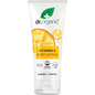 200ml tube of Dr Organic Vitamin E Body Lotion featuring a white and orange label on a clean background.