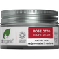 50ml jar of Dr Organic Rose Otto Day Cream, a moisturizing healthy-aging facial cream with organic ingredients.