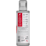 Back view of a 150ml Dr Organic Rose Otto Skin Toner bottle showing product description and ingredient list.
