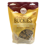 400g bag of 2die4 Live Foods Organic Activated Buckies Caramelised Clusters with a clear window showing the product.