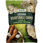DJ&A Cassava Vegetable Chips Lime & Cracked Pepper 100g (Pack of 5) Payless 4 Organics