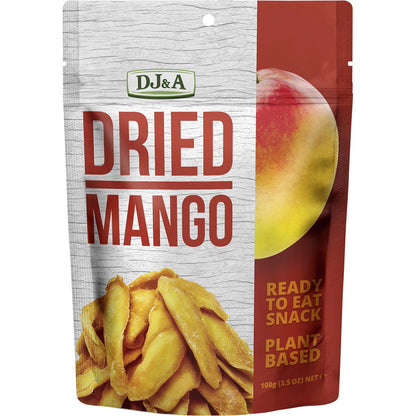 DJ&A Dried Mango 100g (Pack of 10) Payless 4 Organics