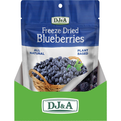 DJ&A Freeze Dried Blueberries 25g (Pack of 10) Payless 4 Organics