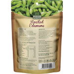 Single 50g pack of DJ&A Nature's Protein Roasted Edamame with a green design and natural imagery.