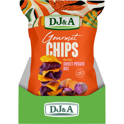 DJ&A Gourmet Chips Sweet Potato Mix Sea Salt 5x100g