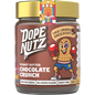 325g jar of Dope Nutz Peanut Butter Choc Crunch with rich cocoa, roasted peanuts, and added protein.
