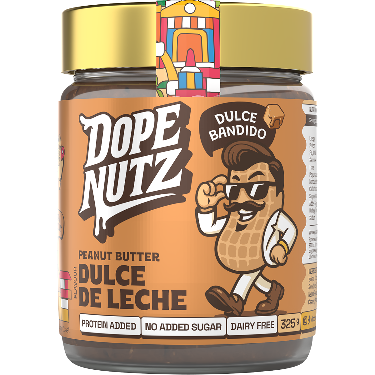 Dope Nutz Peanut Butter Dulce De Leche 325g