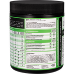 Left-angled view of a 270g jar of Dr. Hydrate Green Apple hydration drink with a HASTA Certified logo.