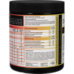 Left side of Dr. Hydrate Strawberry Kiwi 270g jar showing product benefits and HASTA certified logo.