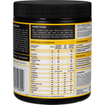 Mango Passionfruit Dr. Hydrate 270g tub tilted right, showing a white label with orange and pink accents.