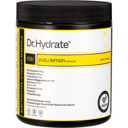 Dr Hydrate All-In-One Hydration Drink Hasta Cert Yuzu Lemon 270g