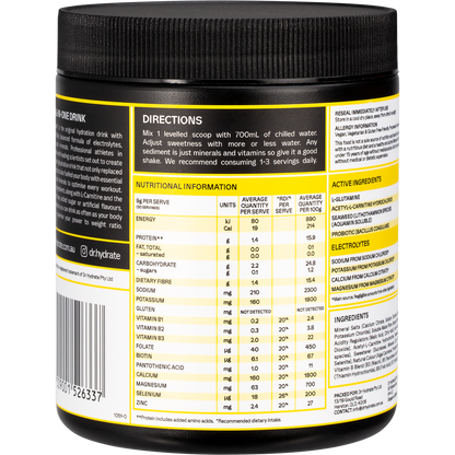 Dr Hydrate All-In-One Hydration Drink Hasta Cert Yuzu Lemon 270g