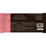 Back of Dr Superfoods Calm & Restful dark chocolate bar with nutrition facts, ingredients, and reishi mushroom info.