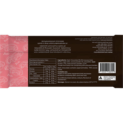 Dr Superfoods Dark Chocolate Bar Calm & Restful 85g (Pack of 12)