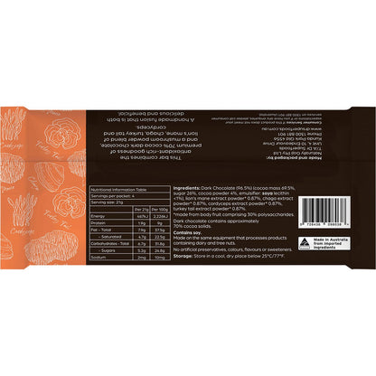 Dr Superfoods Dark Chocolate Bar Peak Performance 85g (Pack of 12)