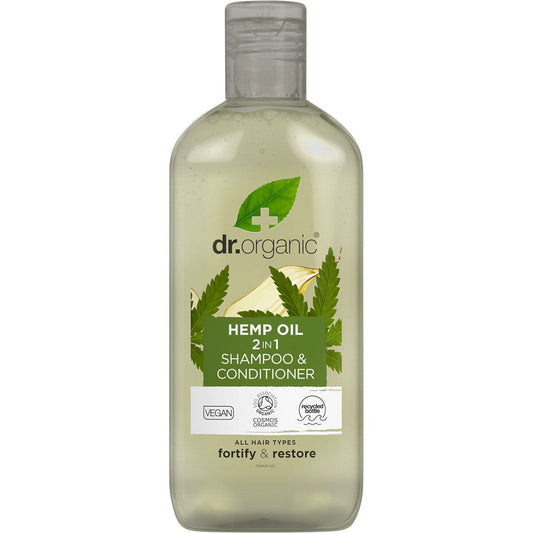 Dr Organic 2 in 1 Shampoo Conditioner Hemp Oil 265ml Payless 4 Organics
