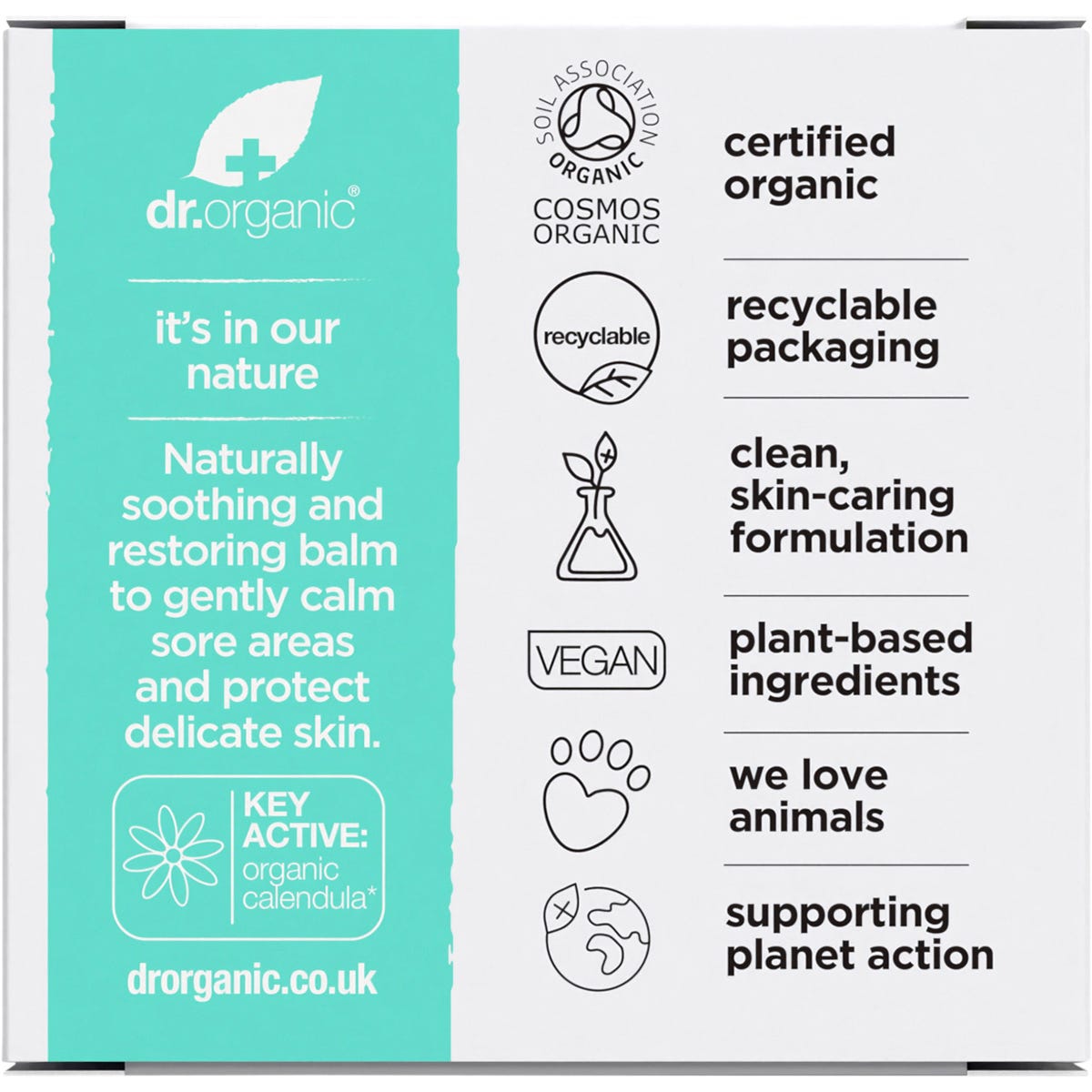 Dr Organic Baby Bum Balm Nappy Change with Calendula 35g Payless 4 Organics