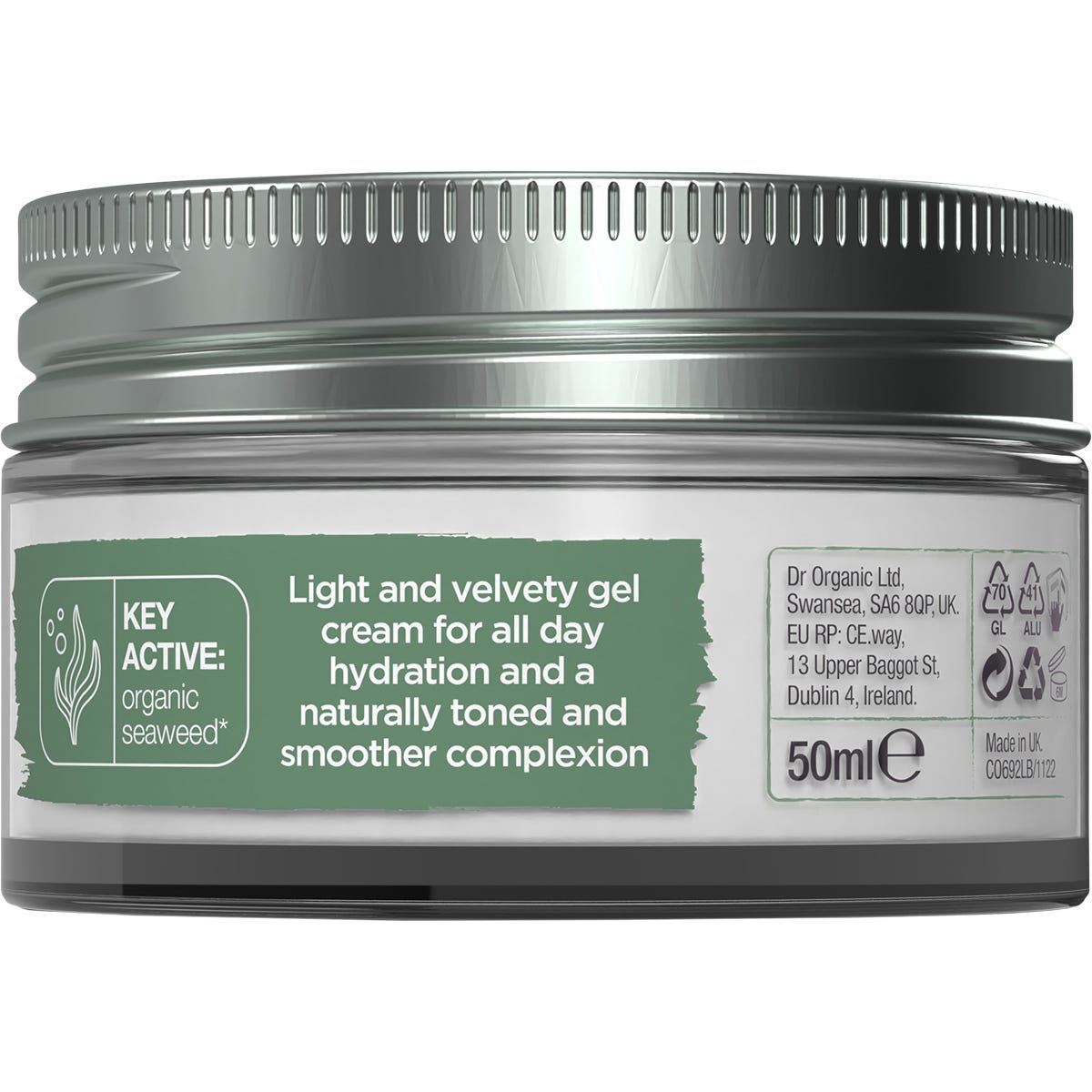 Dr Organic Daily Hydration Gel Cream Ageless with Seaweed 50ml Payless 4 Organics