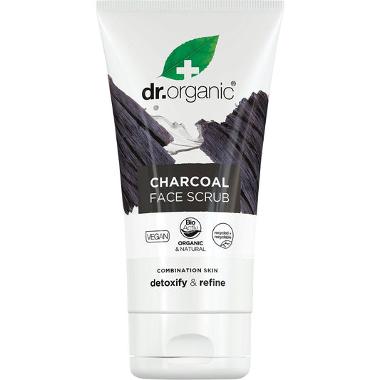 Dr Organic Face Scrub Charcoal 125ml Payless 4 Organics