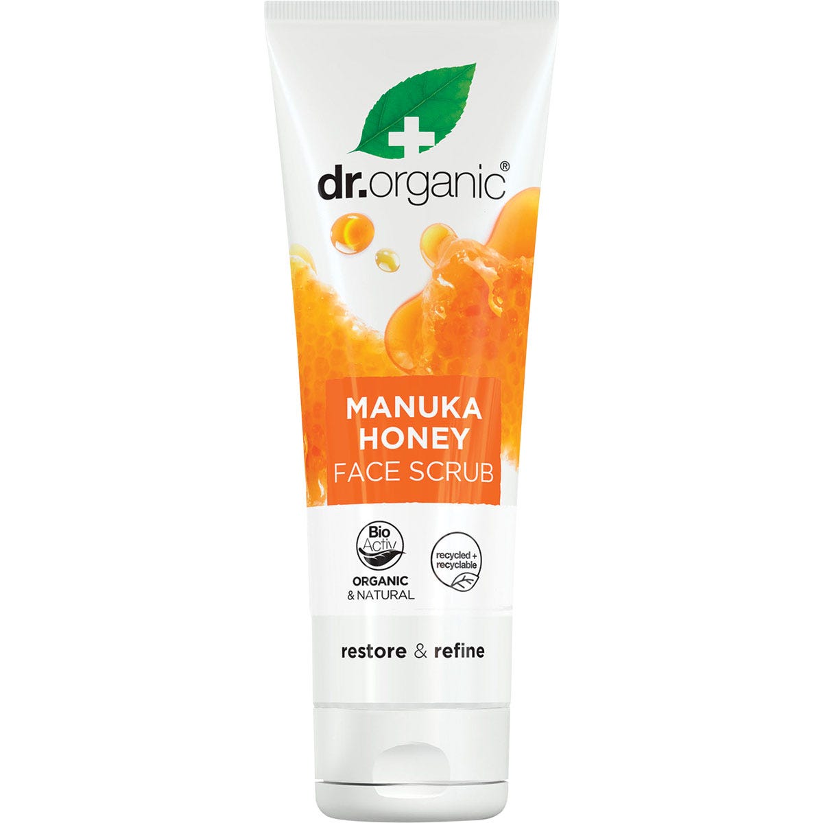 Dr Organic Face Scrub Manuka Honey 125ml Payless 4 Organics