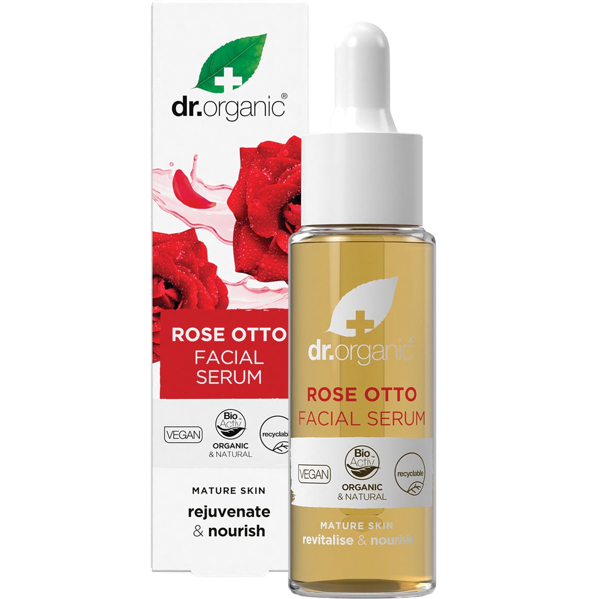 Dr Organic Facial Serum Rose Otto 30ml Payless 4 Organics