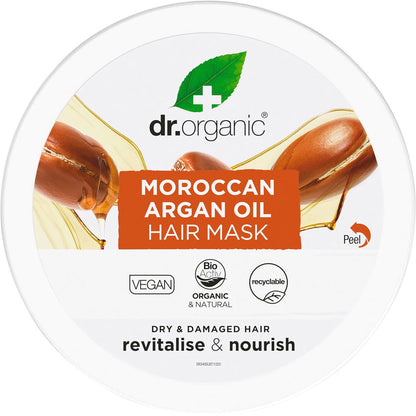 Dr Organic Hair Mask Moroccan Argan Oil 200ml Payless 4 Organics