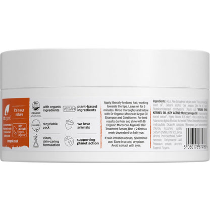 Dr Organic Hair Mask Moroccan Argan Oil 200ml Payless 4 Organics