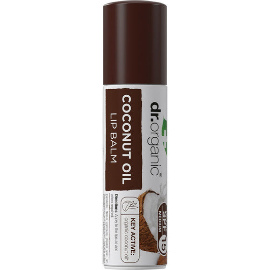 Dr Organic Lip Balm SPF 15 Coconut Oil 5.7ml Payless 4 Organics