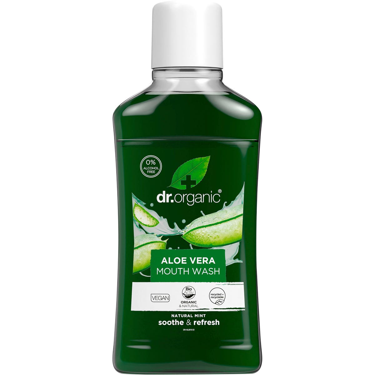 Dr Organic Mouthwash Aloe Vera 500ml Payless 4 Organics