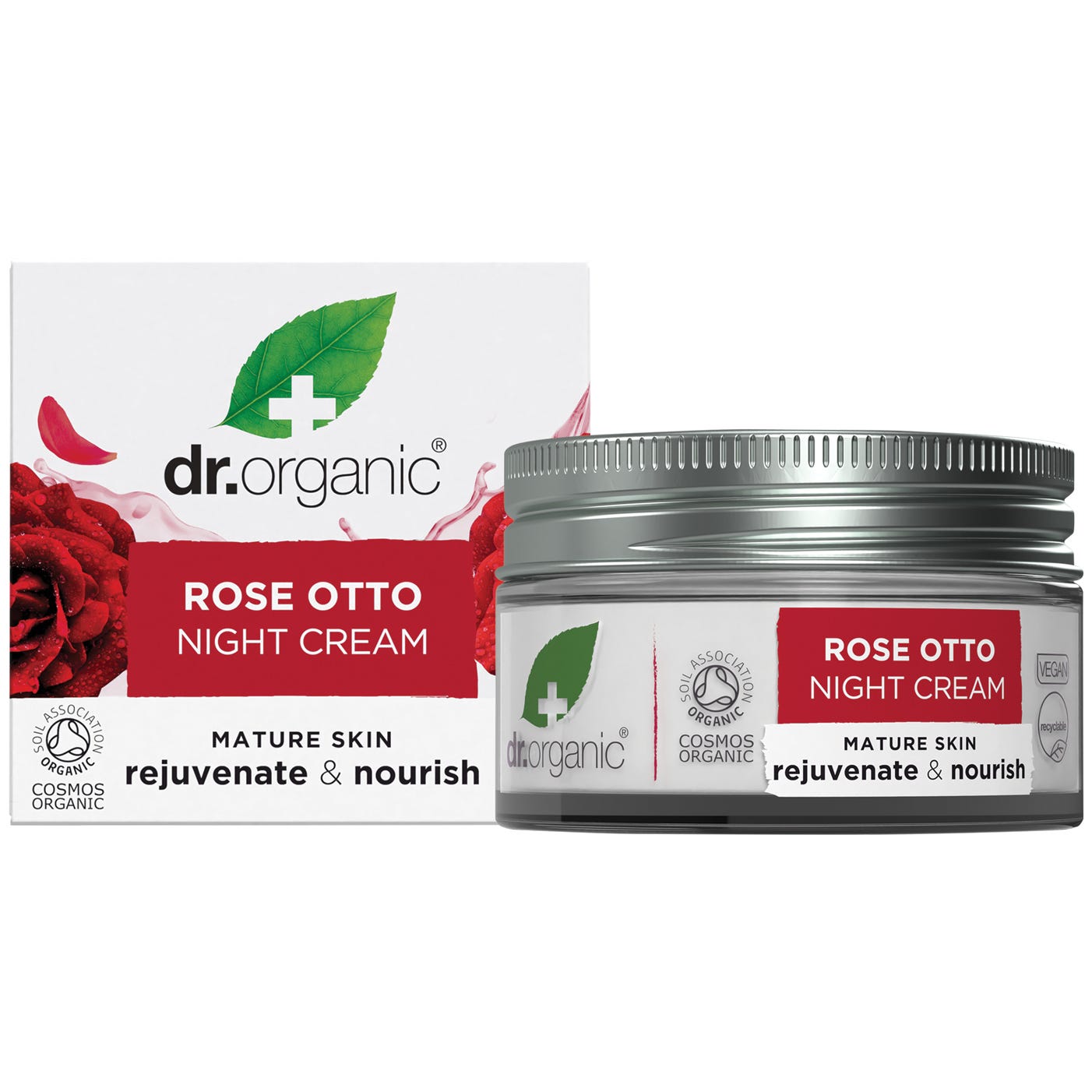 Dr Organic Night Cream Rose Otto 50ml Payless 4 Organics