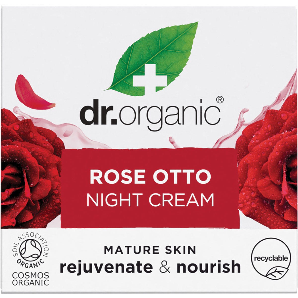 Dr Organic Night Cream Rose Otto 50ml Payless 4 Organics