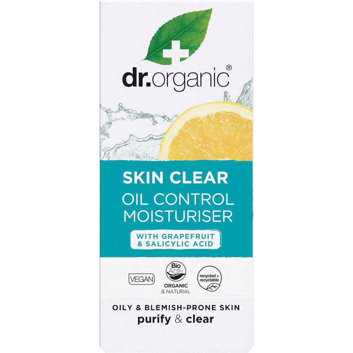Dr Organic Oil Control Moisturiser Skin Clear 50ml Payless 4 Organics
