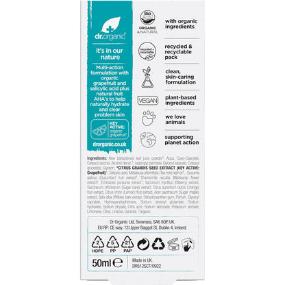 Dr Organic Oil Control Moisturiser Skin Clear 50ml Payless 4 Organics