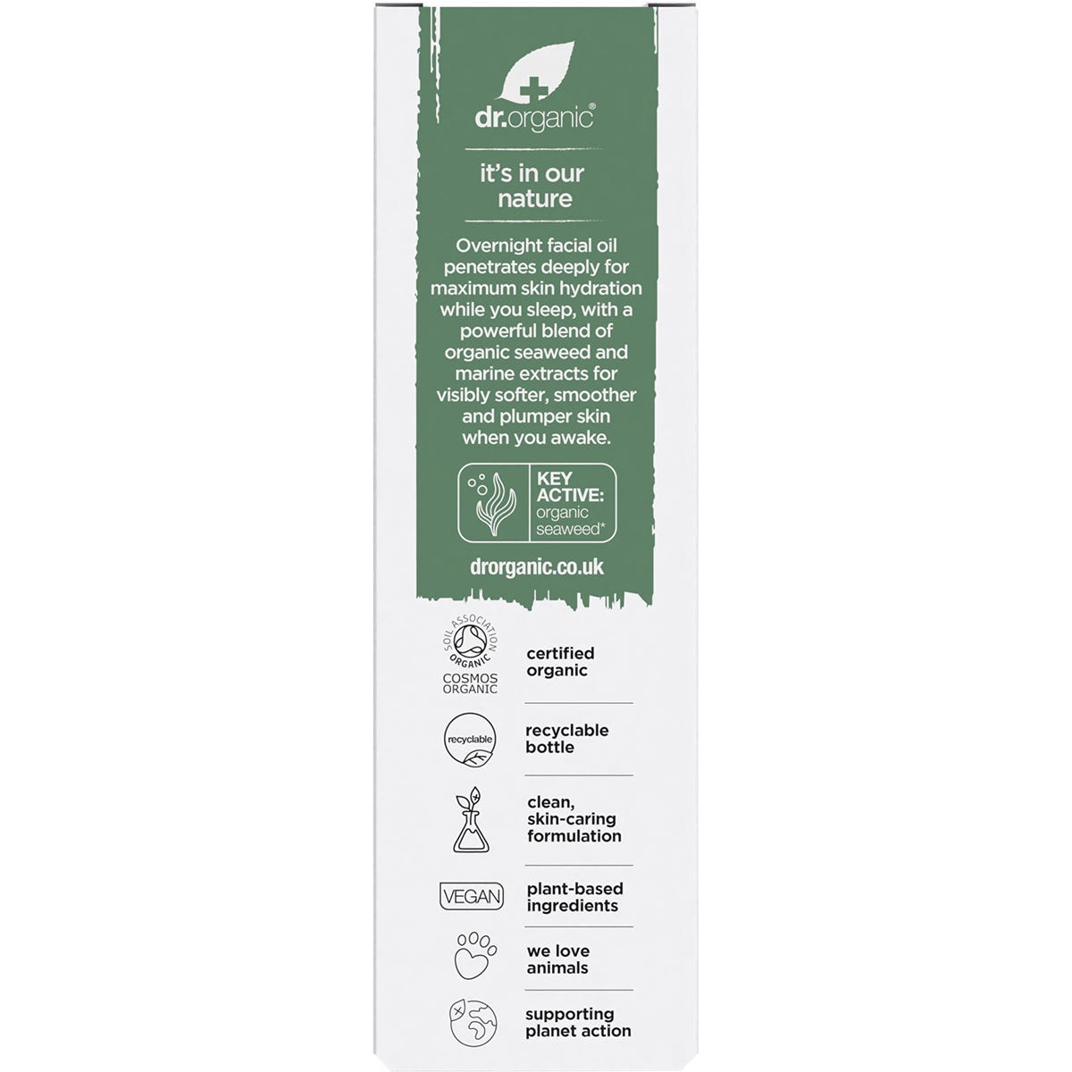 Dr Organic Overnight Recovery Oil Ageless with Seaweed 30ml Payless 4 Organics